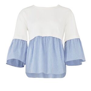 KINLY LAYERED POPLIN TOP